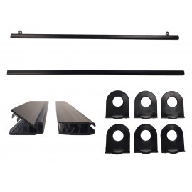 Poster Rail Black Kit