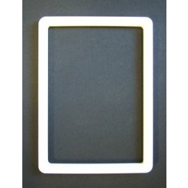 A5 Vertical Ticket Frame - White