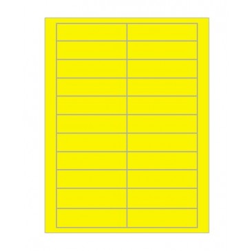 Computer Data Tickets 90 x 25 Yellow