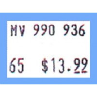 PRICING GUN LABELS - L57 REMOVABLE