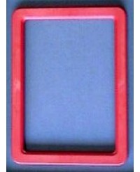 A6 Vertical Ticket Frame - Red