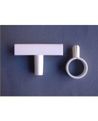 Tube Clip Set - White