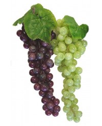 GREEN ARTIFICIAL GRAPES BUNCH 26cm