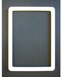 A5 Vertical Ticket Frame - White