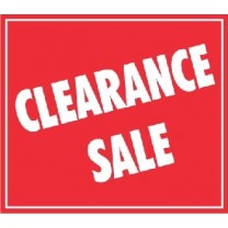 STICKER CLEARANCE SALE RED (250)