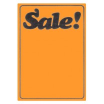 Fluoro Orange Sale Sticker