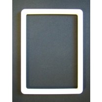 A5 Vertical Ticket Frame - White