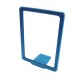 A5 Vertical Ticket frame - Blue, with Table Stand