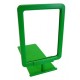 A6 Vertical Ticket Frame - Green, with Insert plate